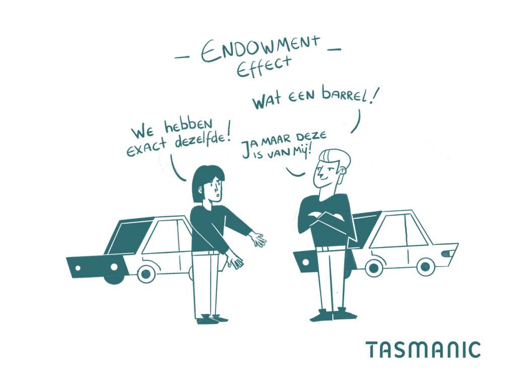 Endowment effect cartoon